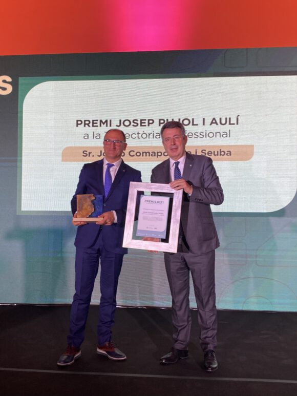 Josep Comaposada,  guardonat amb el premi G! 2021 de turisme