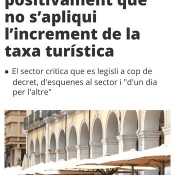 El galimaties de la taxa turística